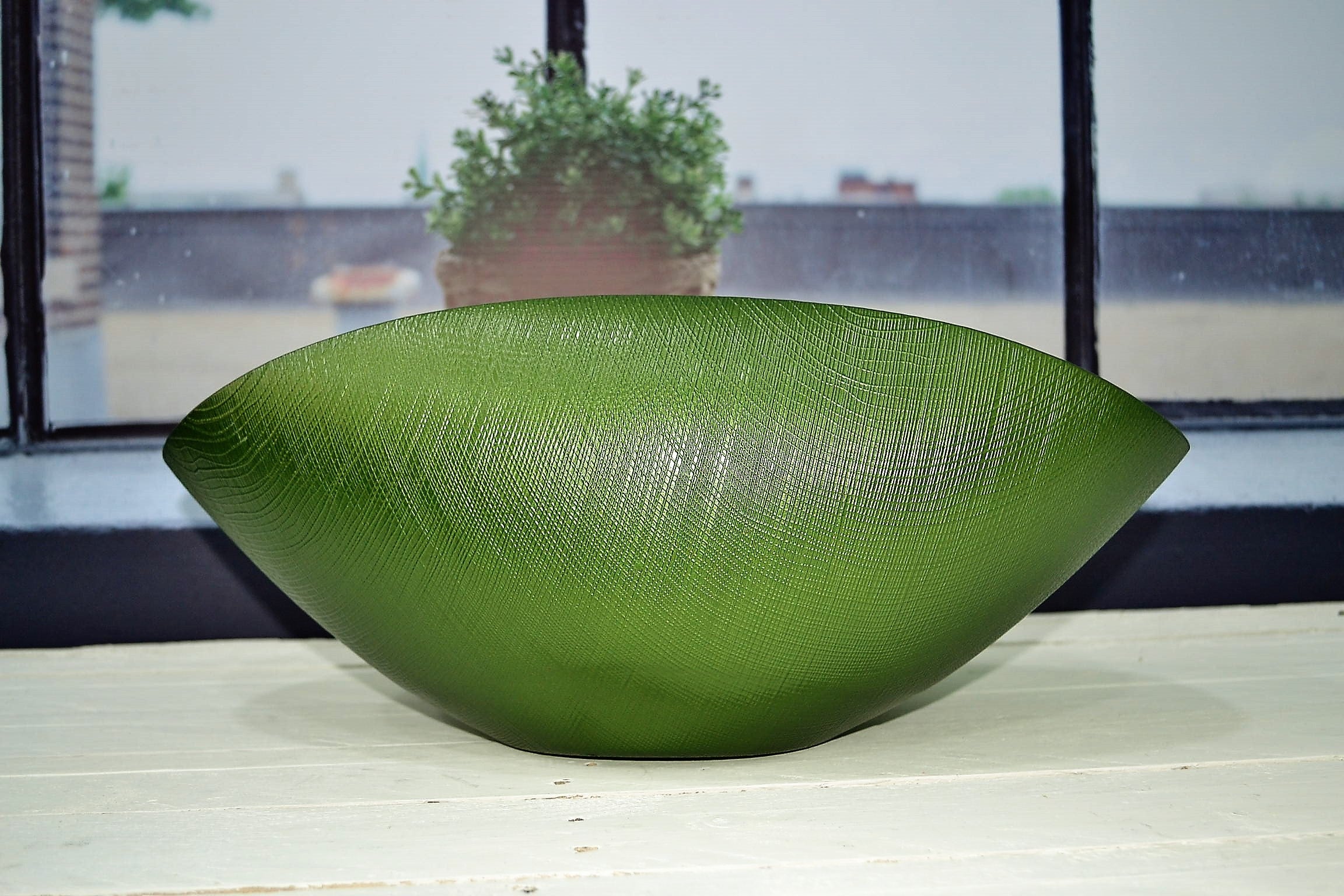 Burano - Centre De Table - 38x11 Cm - Vert Jade