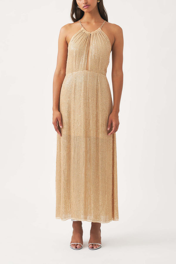 Vestido largo Dune - Desnudo