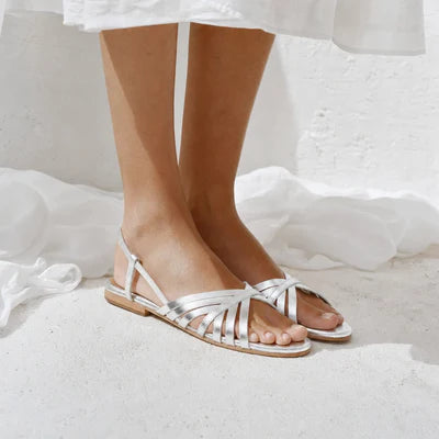 Babitha Sandals - Silver