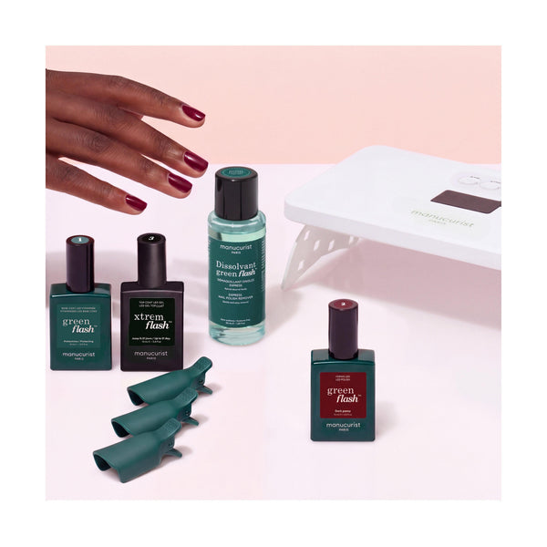 Kit Vernis Semi-Permanent Xtrem Flash™ - Dark Pansy