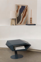 North - Side Table - Resin - Blue/Black