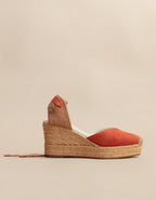 Espadrilles Compensées Dolce Vita Daim Ruban - Cuir Daim Terracotta - Femme