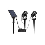 Roundy - Solar Spotlight - Steel - Black