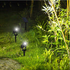 Roundy - Solar Spotlight - Steel - Black