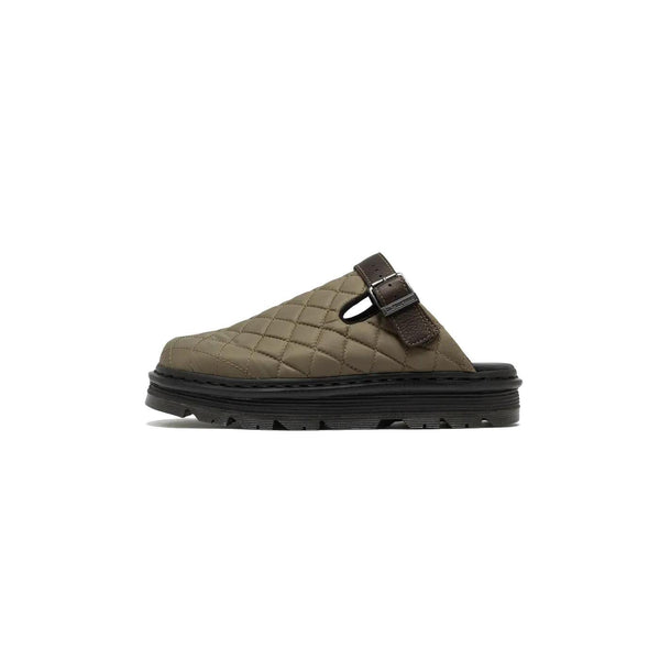 Dr. Martens - Zebzag Mule Dms Olive Econyl Woven Wr+Grizzly - Vert