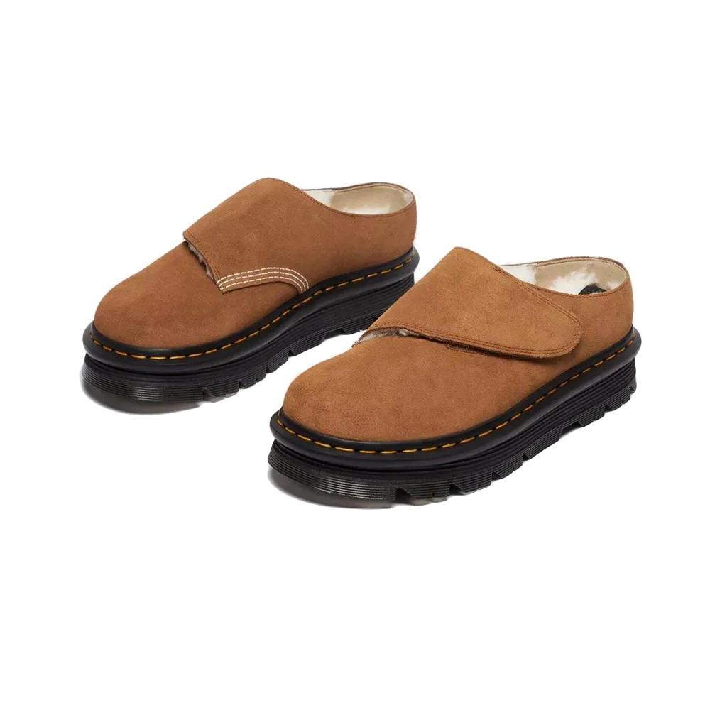 Dr. Martens - Zebzag Anywair Wl Desert Brown Bronx Suede Shoes - Brown