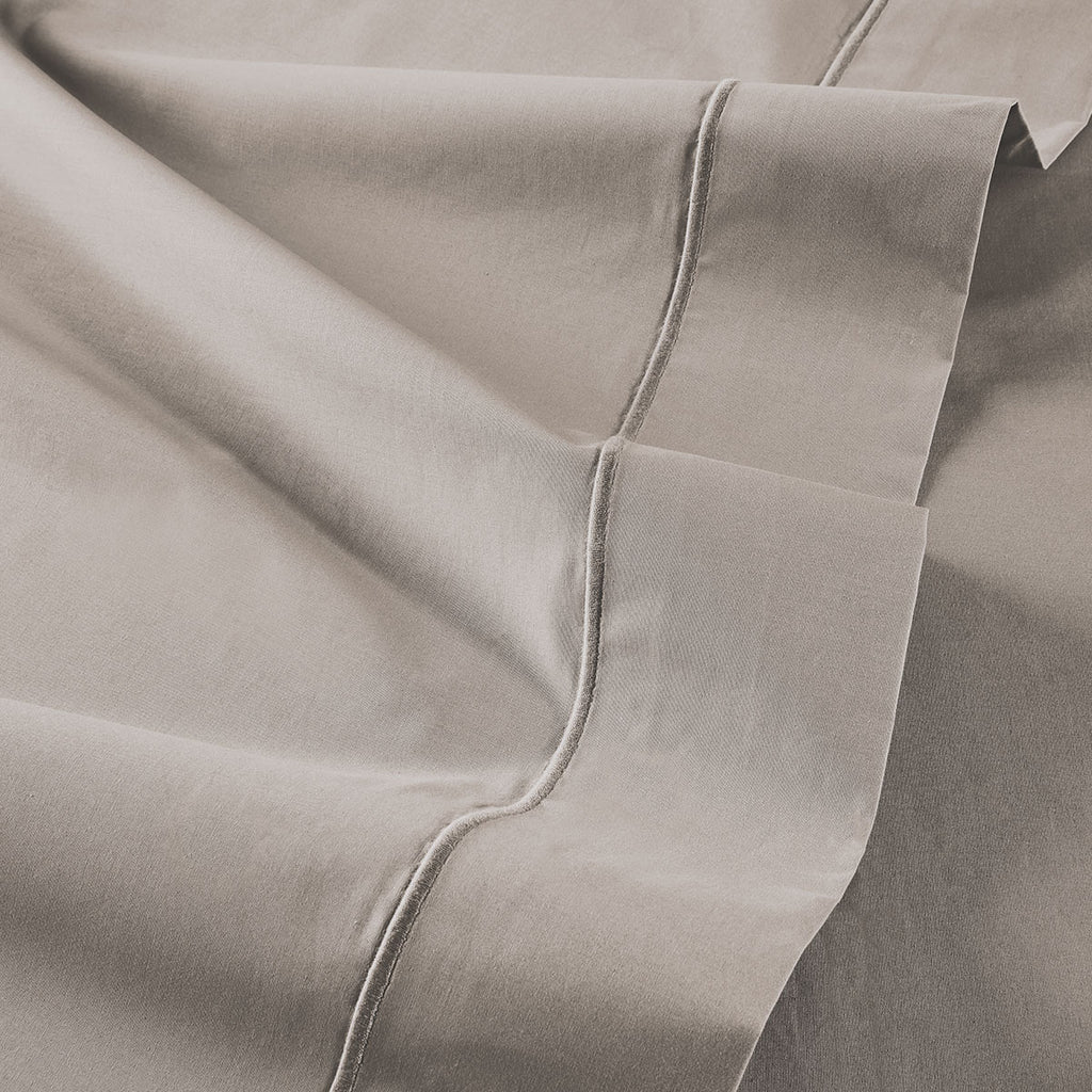 Percale Unie - Sábana Encimera - Gris Topo