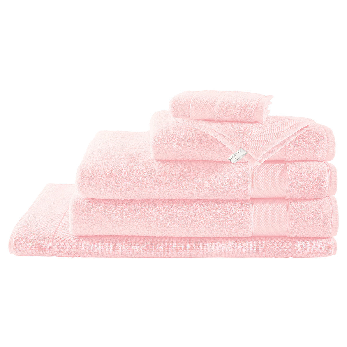 Plain Terry - Bath Towel - Pale Pink
