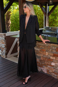 Léa Long Skirt - Black