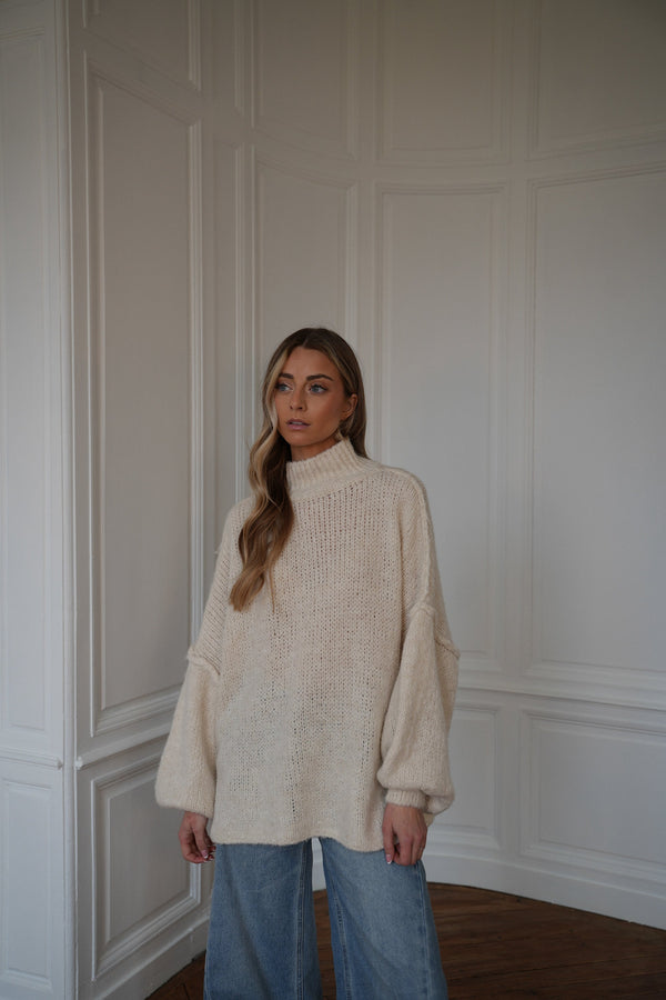 Liliane Loose Sweater - Cream