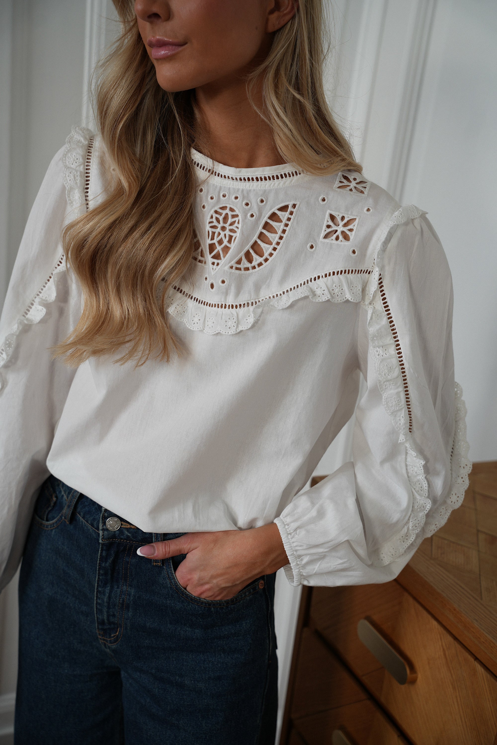 Ines Blanche - Embroidered Blouse