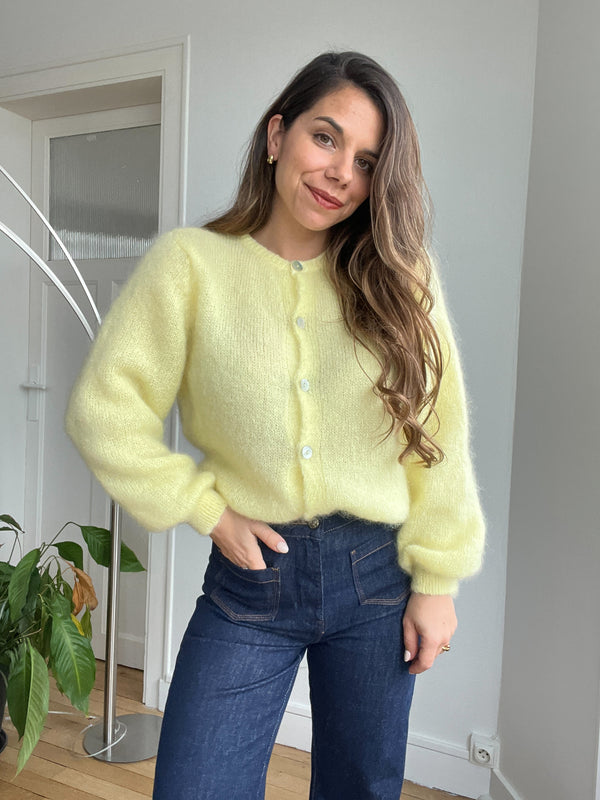 Punto Lana Bianca Amarillo Claro