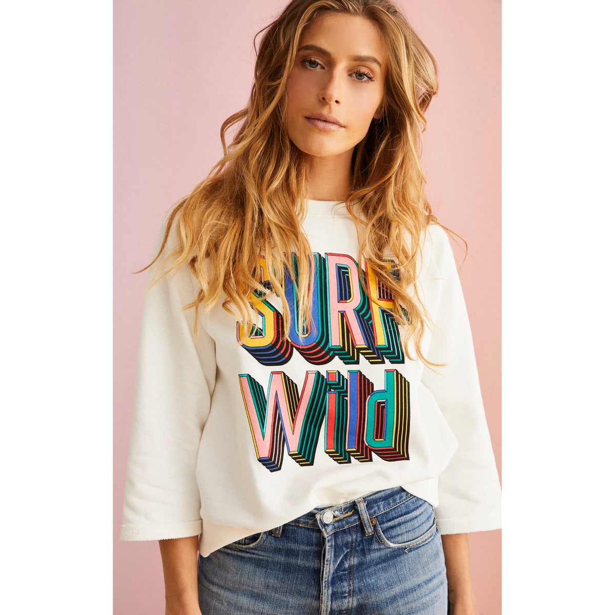 Sweatshirt Tally - Wit