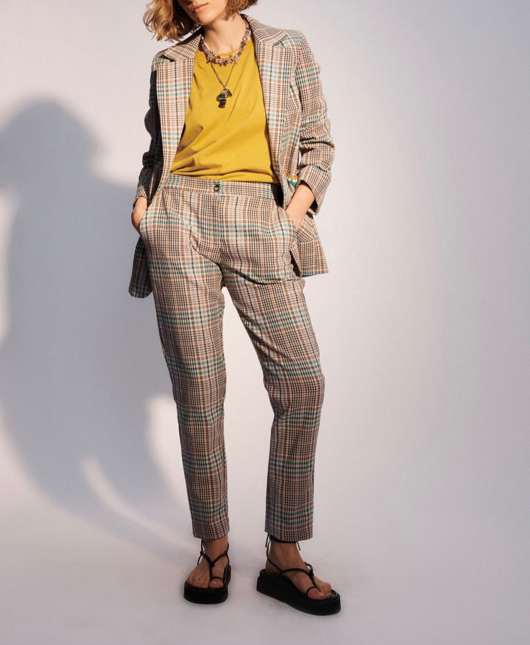 Jackie Pleated Trousers - Green