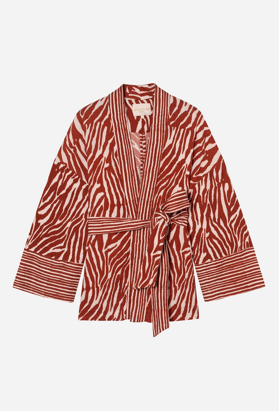 Kimono Court Ingrida - Rouille
