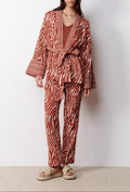 Kimono Court Ingrida - Rouille