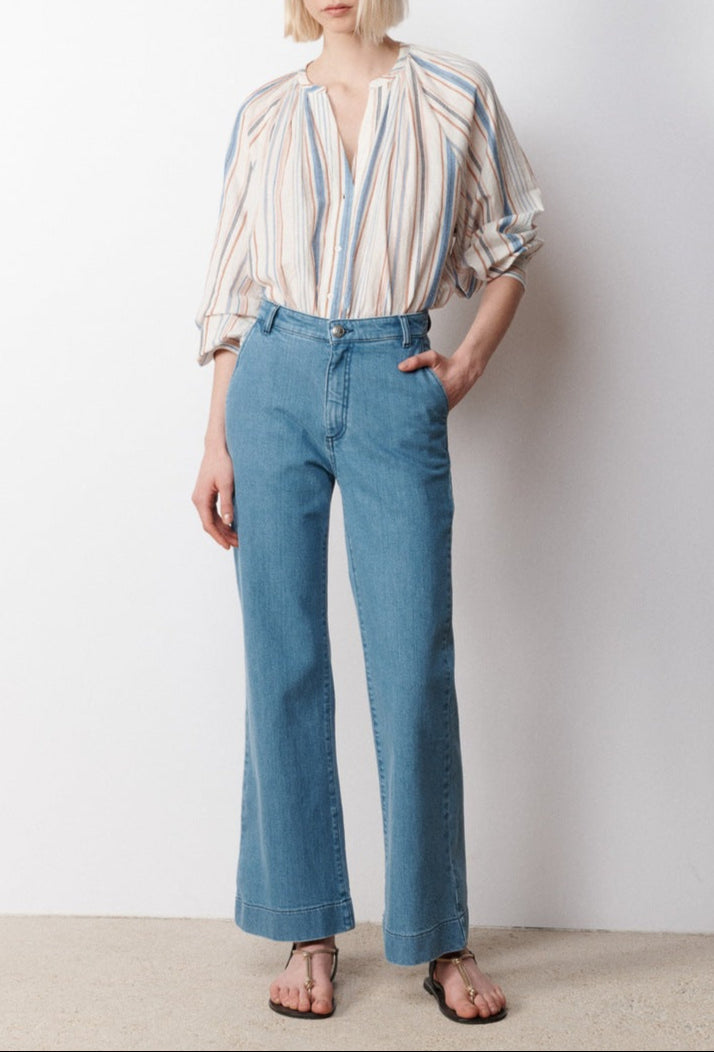Pantalon Flared Theresa - Denim