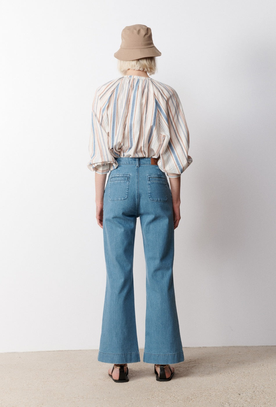 Pantalon Flared Theresa - Denim