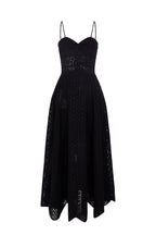 Santa Barbara Lace Bustier Dress - Black