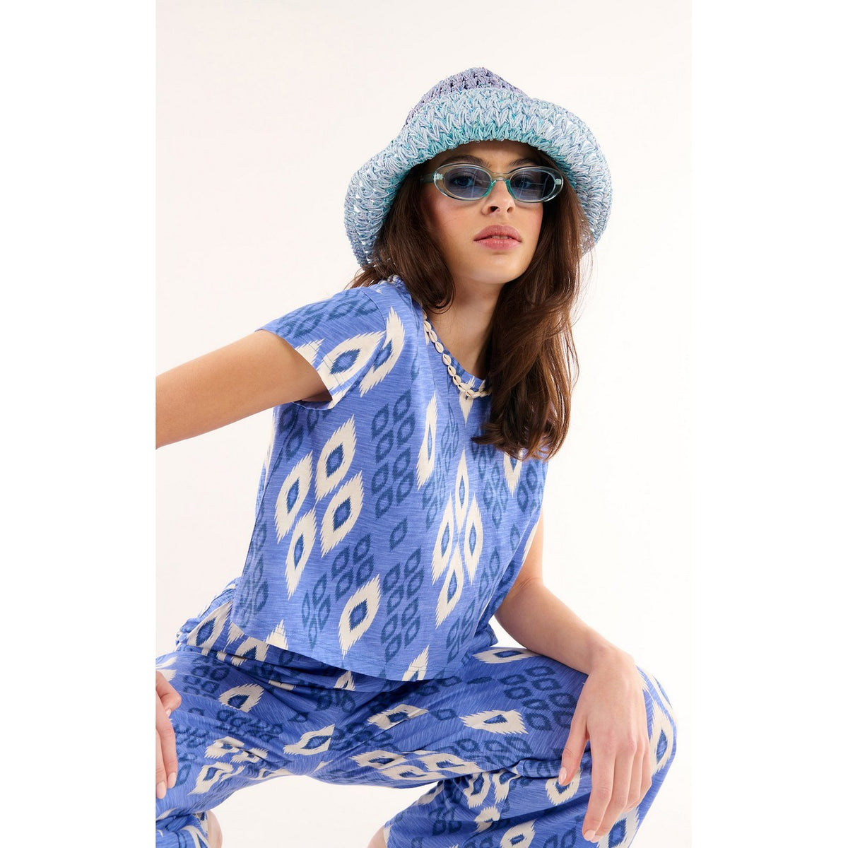 T-Shirts Amandine - Bleu