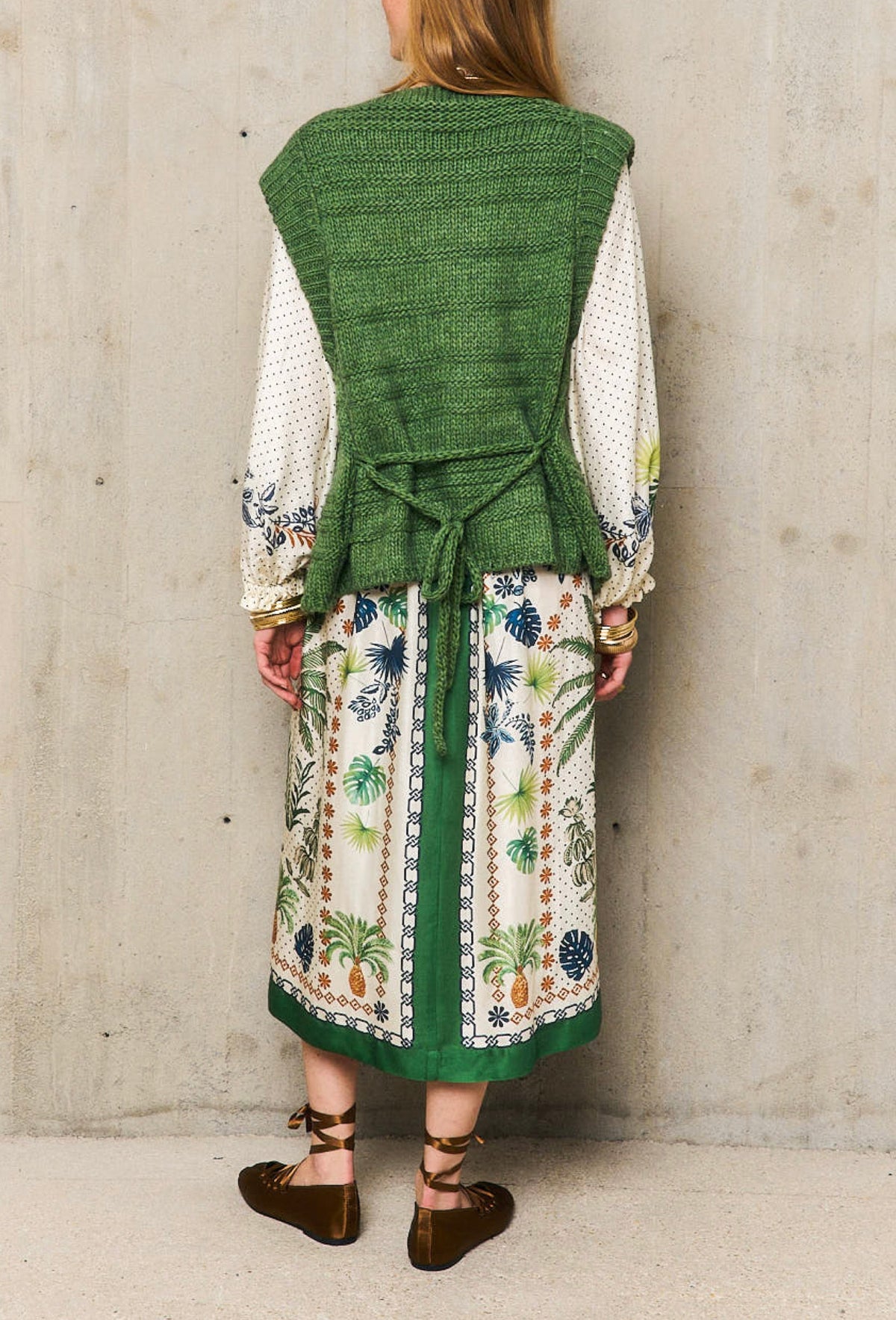 Kristy Sleeveless Cardigan - Mekong