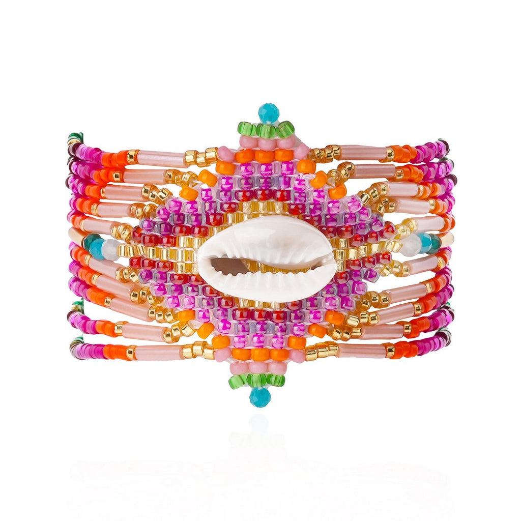 Chokohona Cuff Jewellery - Fuchsia