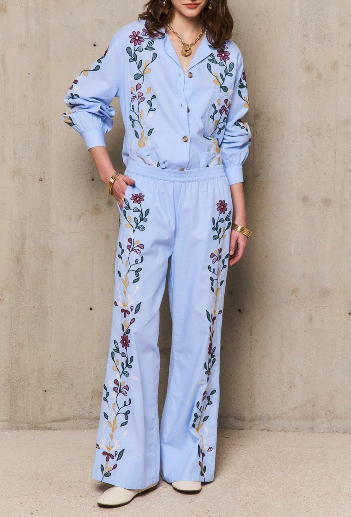 Pantaloni Romy - Blu