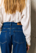 Spodnie z zaprasowanym kantem Moira - Denim