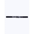 Fursac - Woven Cotton and Leather Belt - Navy Blue