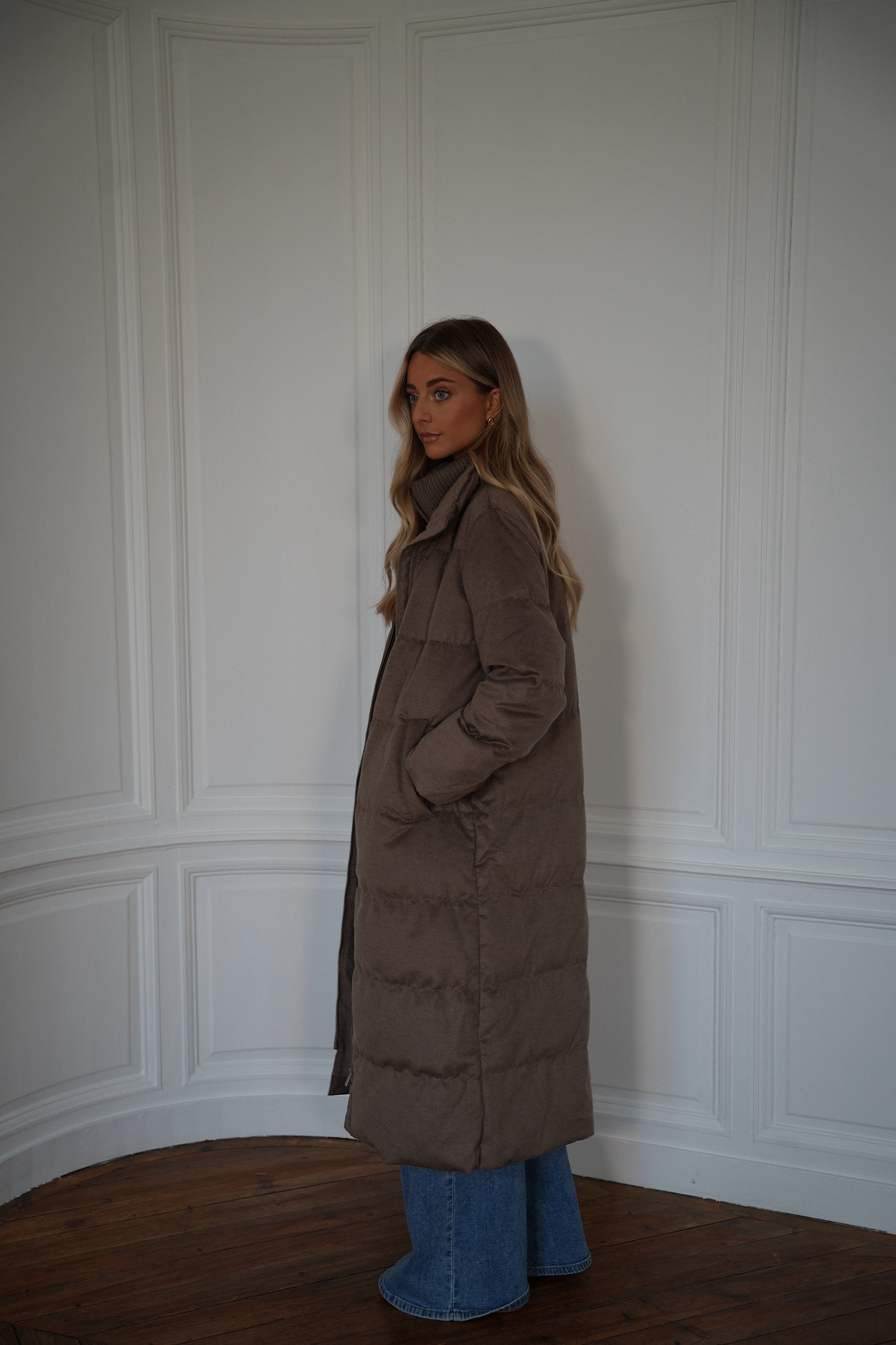 Justin Long Coat - Beige