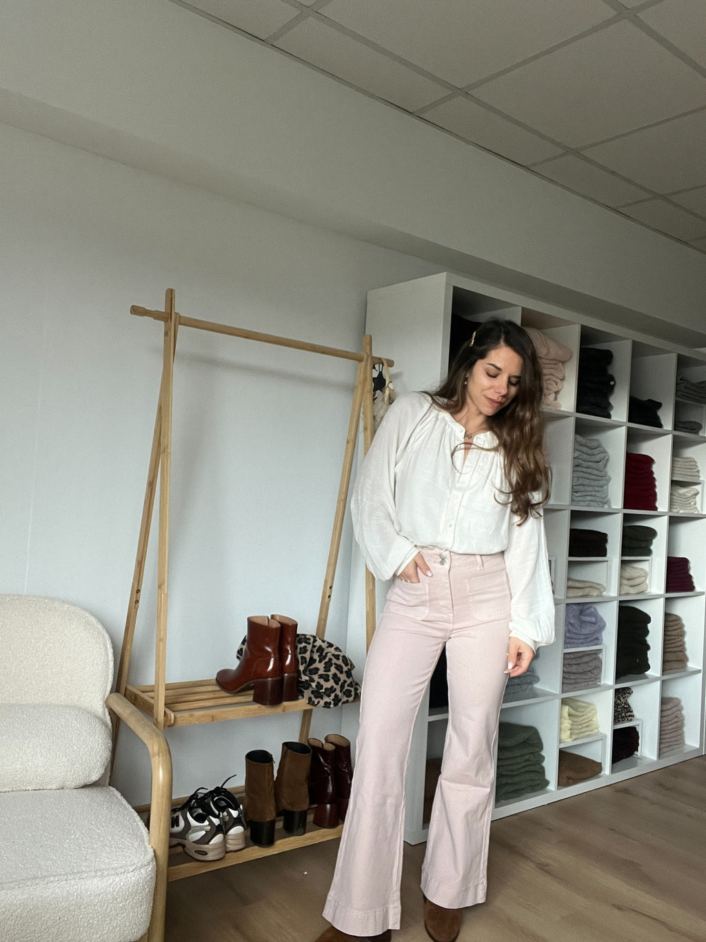 Flare Jeans Elenette Rose