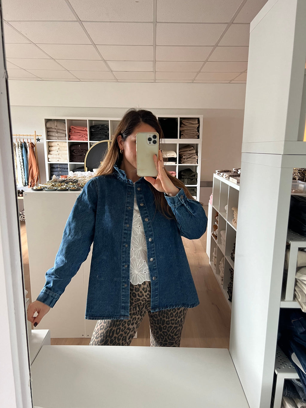 Chaqueta vaquera celeste