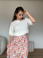 Naomi Long Floral Skirt