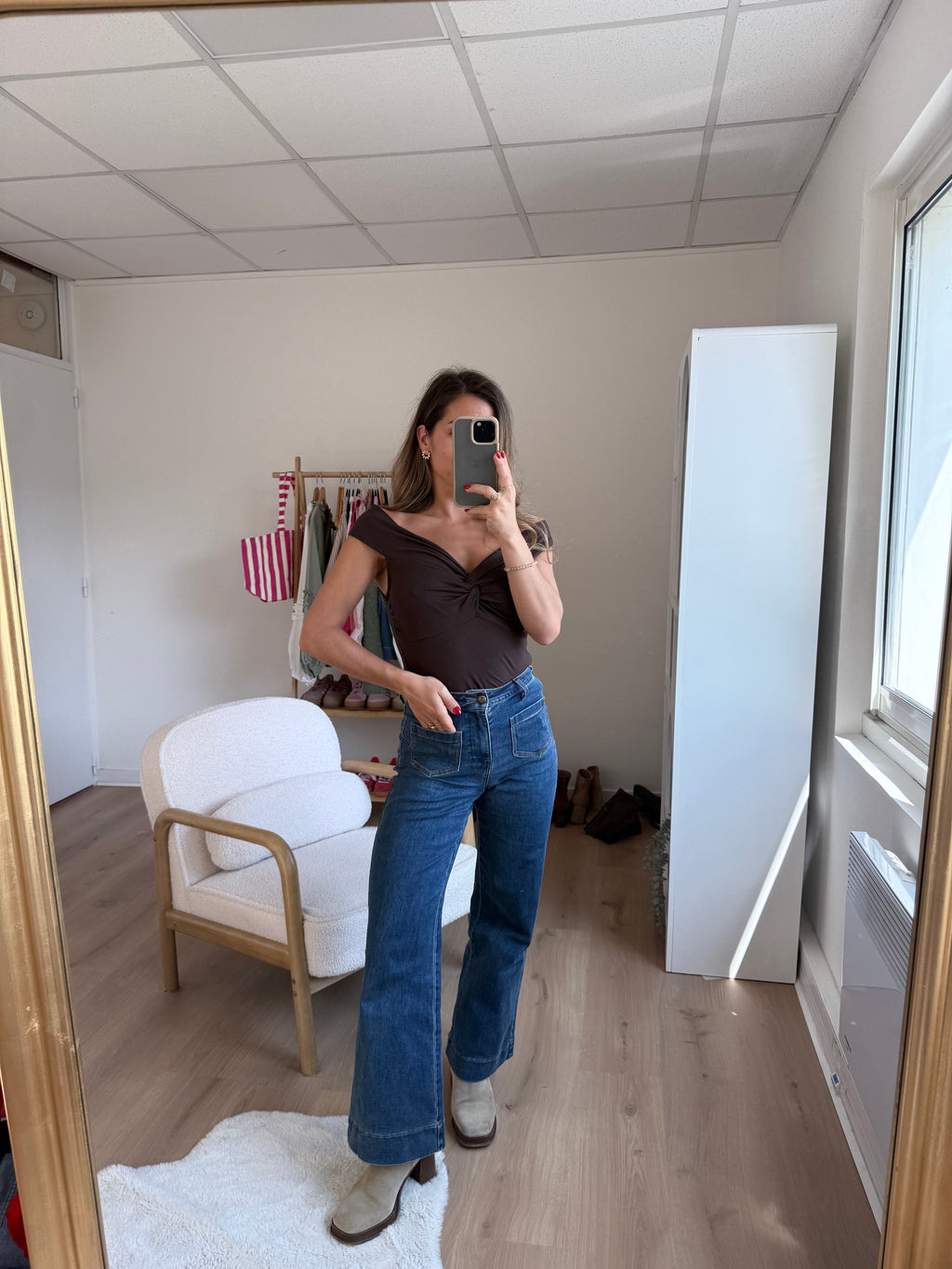 Top Carla Chocolat