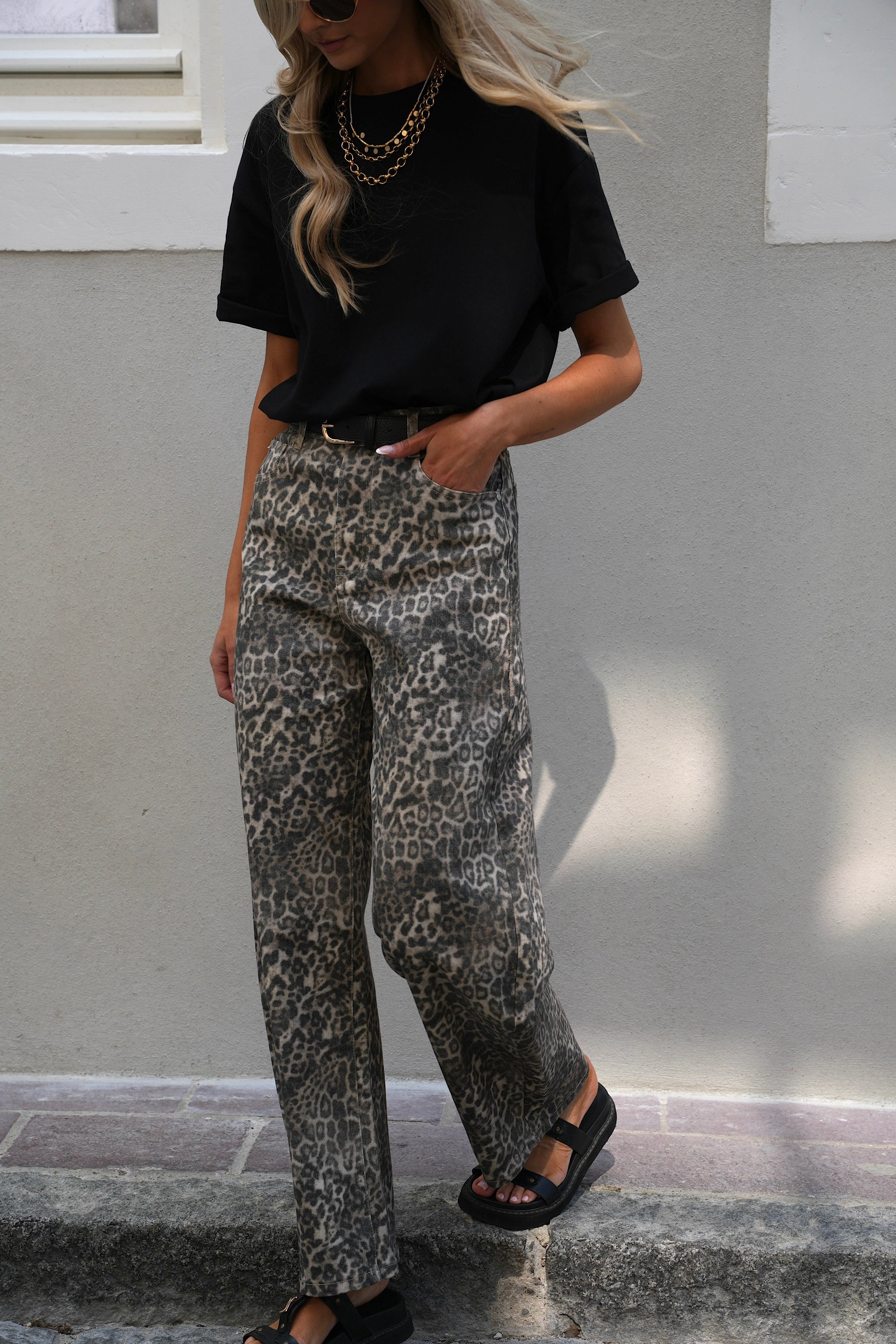Ballon Silia Jeans - Leopard