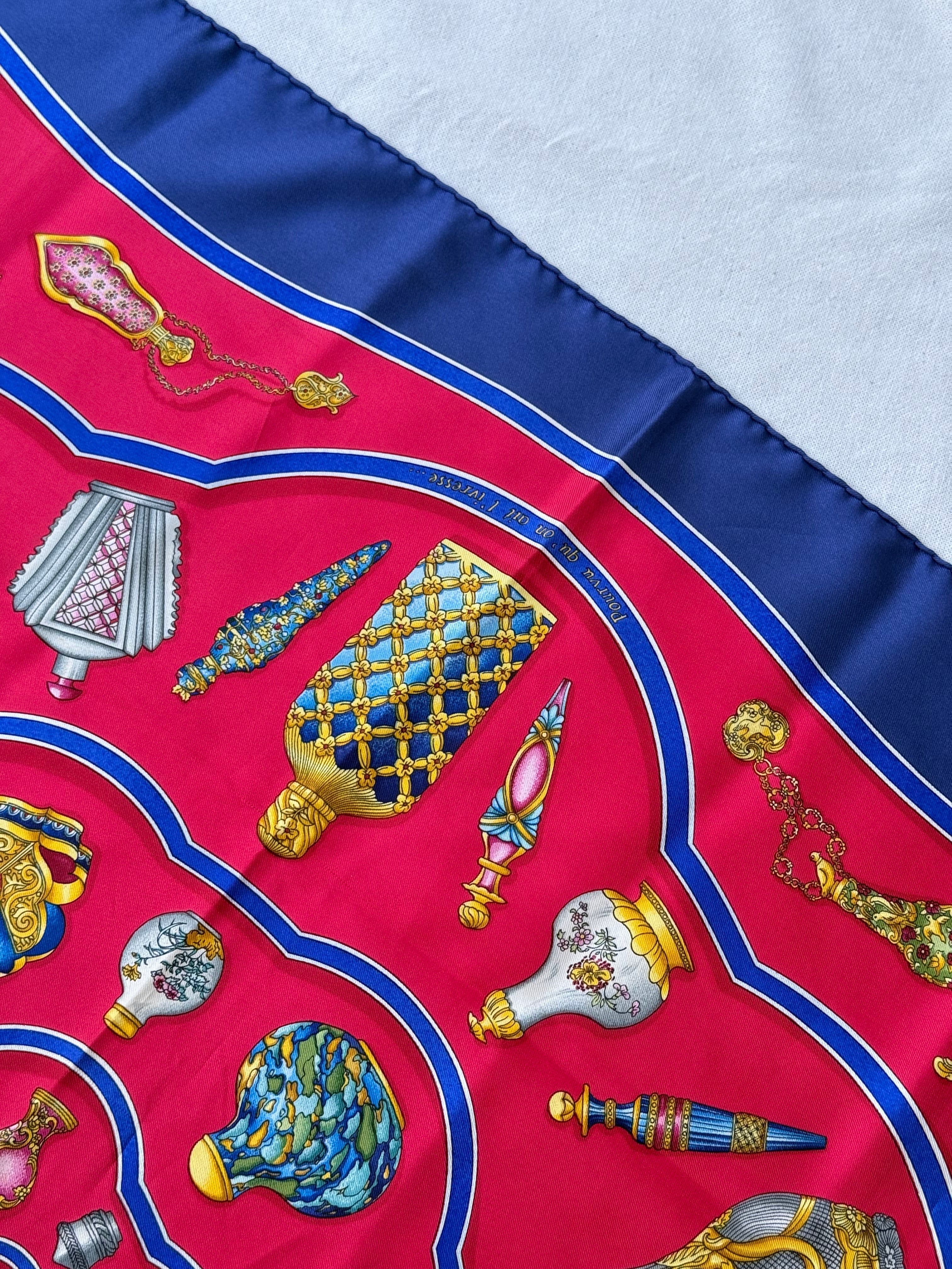 Pañuelo Hermès – Modelo Frascos