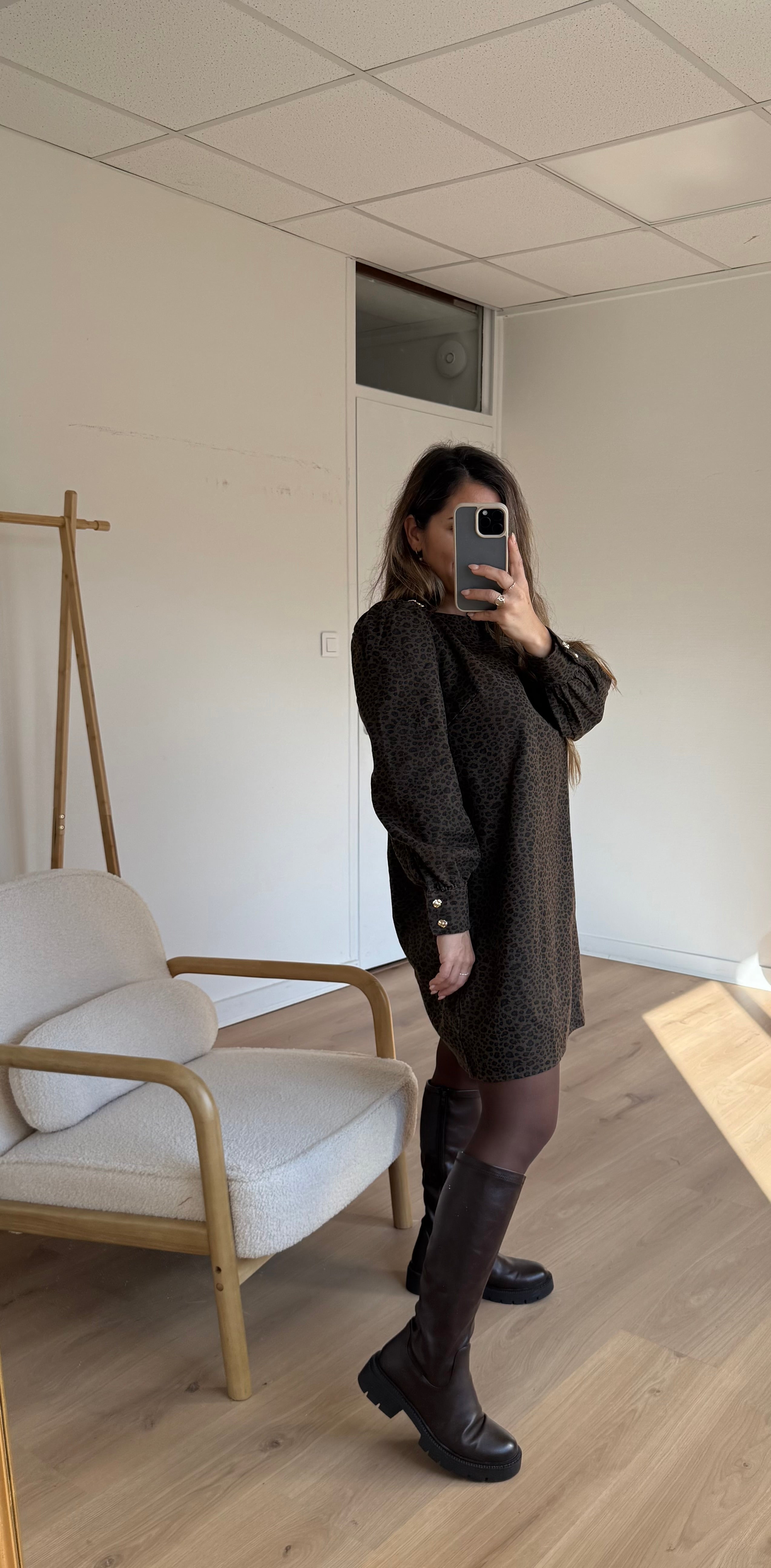VESTIDO VICTORIA LEOPARDO
