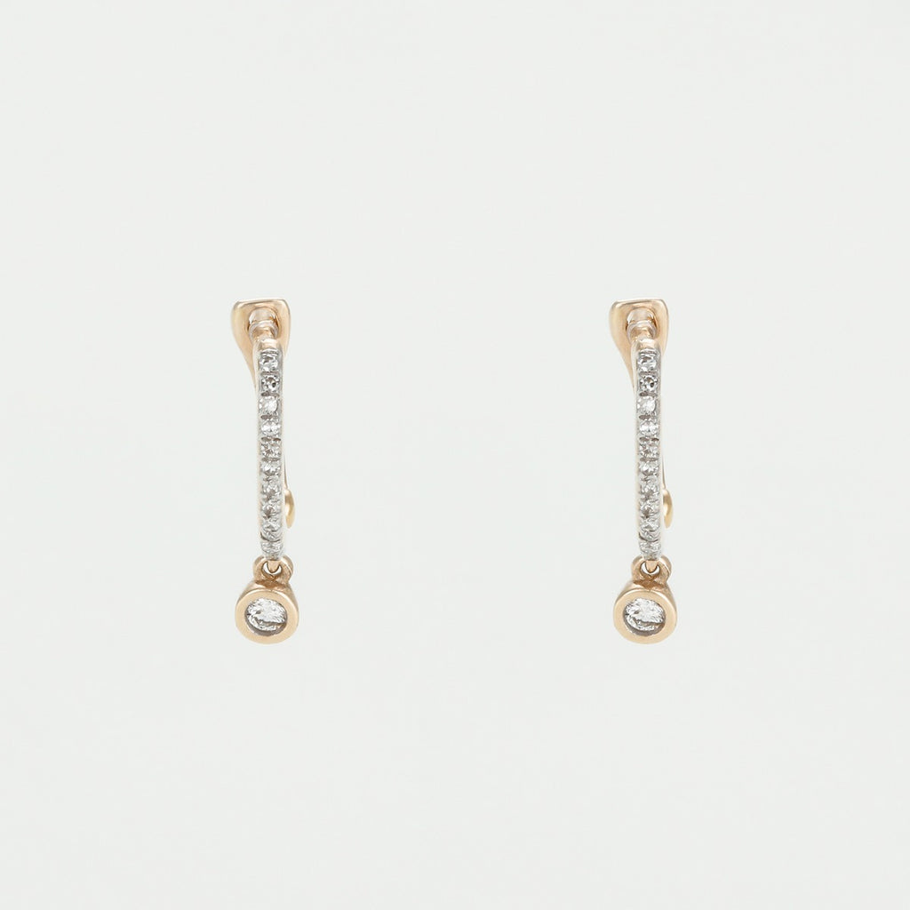 Pendientes "Aros Charms" D0,1/30Ct