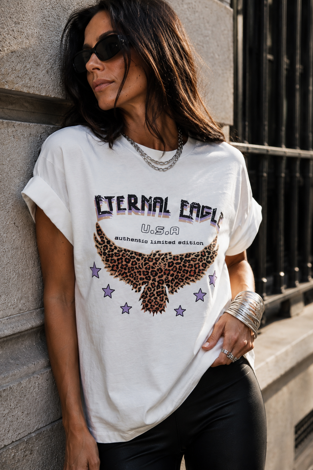 Camiseta Eagle - Blanco