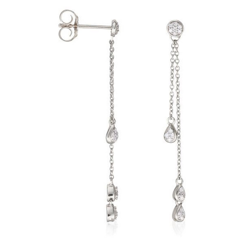 Boucles D'Oreilles "Diamond Falls" Diamant 0,1/38