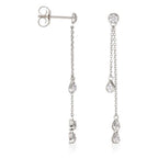 Boucles D'Oreilles "Diamond Falls" Diamant 0,1/38