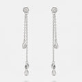 Boucles D'Oreilles "Diamond Falls" Diamant 0,1/38