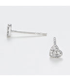 "Diamond Hearts" Earrings - 0.07Ct/20 Diamonds - White Gold