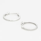 Pendientes de Diamantes “Sublime Creole” 0.10Ct/26 – Oro Blanco