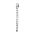 Pendientes de Diamantes “Sublime Creole” 0.10Ct/26 – Oro Blanco