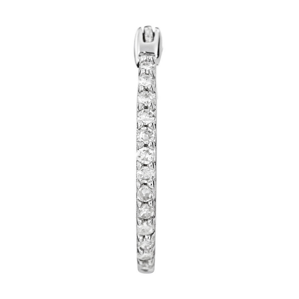 Pendientes de Diamantes “Sublime Creole” 0.10Ct/26 – Oro Blanco