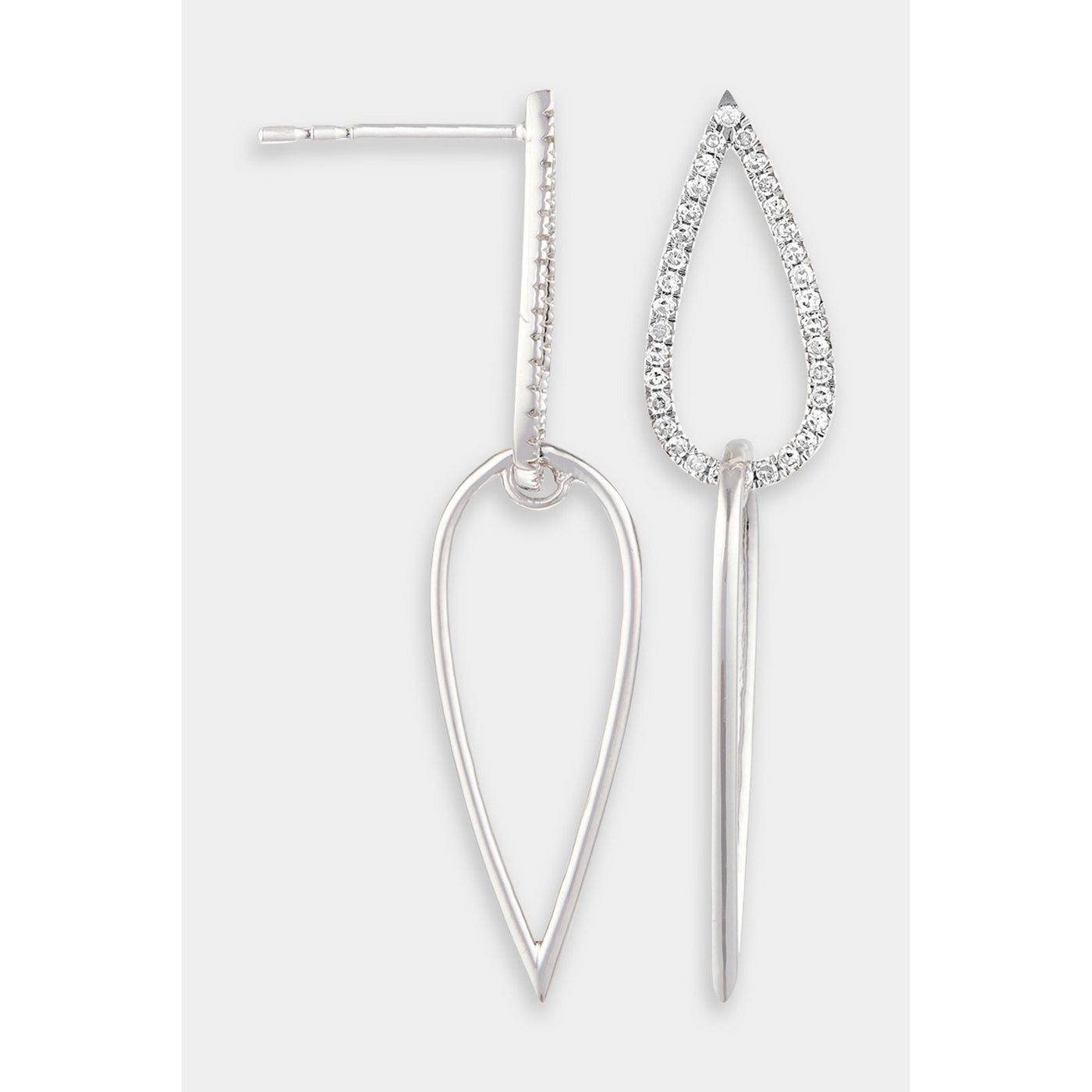 "Javiana" Earrings D0.20/68 - 375/1000 White Gold
