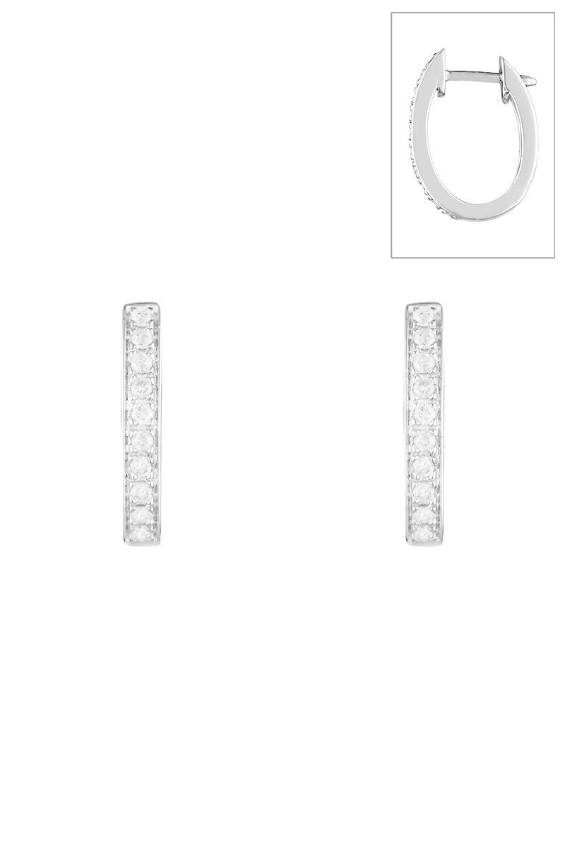 Boucles D'Oreilles "Pure Seduction" Diamants 0,20/20
