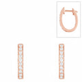 Boucles D'Oreilles "Pure Seduction" Diamants 0,20/20