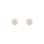 "Divine" Diamond Earrings 0.12/36 - 375/1000 Yellow Gold
